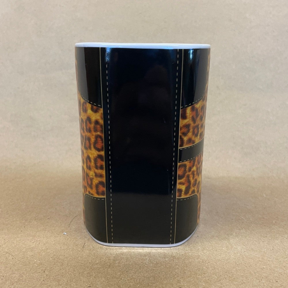 Wild Eye Design Leopard Print Handbag Mug